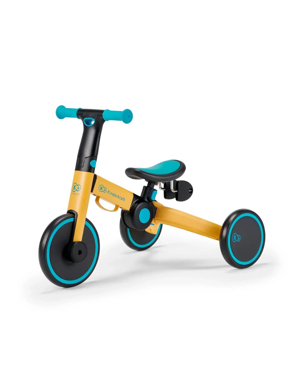 Kinderkraft πτυσόμενο τρίκυκλο ποδήλατο 4trike primrose yellow kr4tri00yel0000