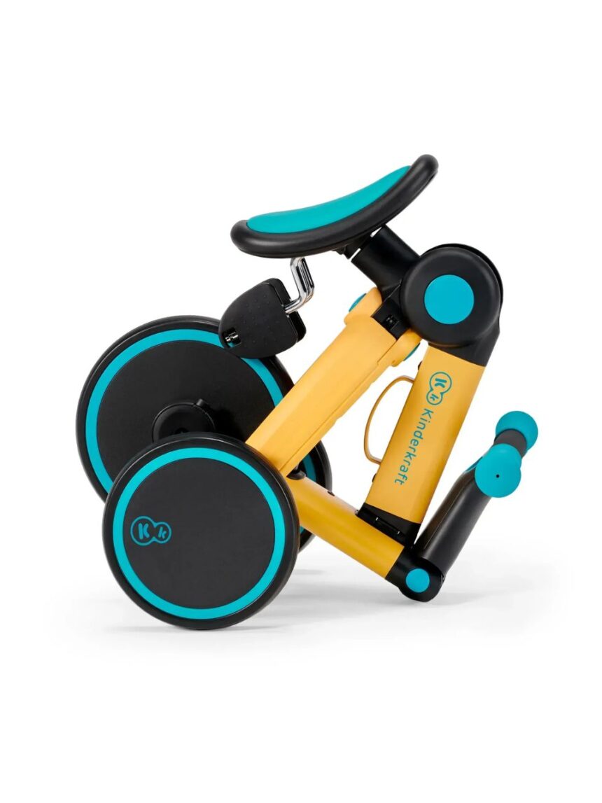 Kinderkraft πτυσόμενο τρίκυκλο ποδήλατο 4trike primrose yellow kr4tri00yel0000 - Kinderkraft