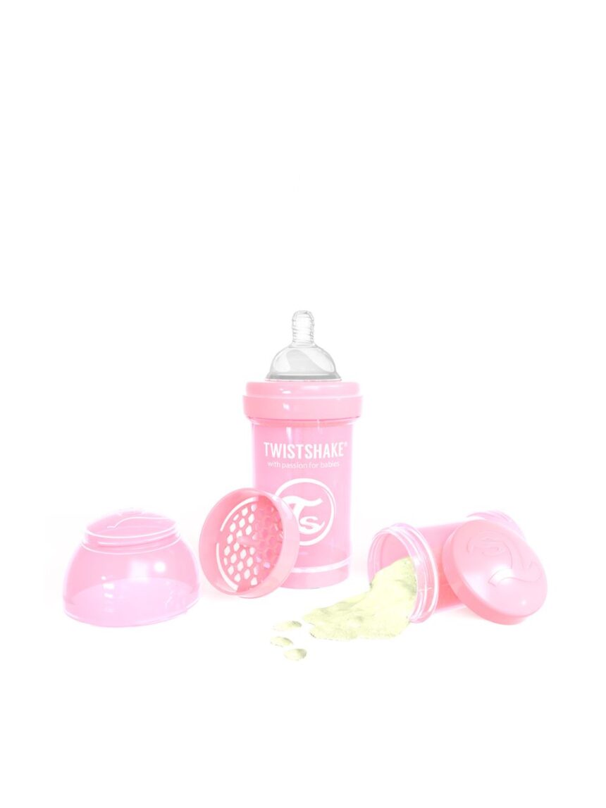 Twistshake μπιμπερό κατά των κολικών 180ml pastel pink - Twistshake