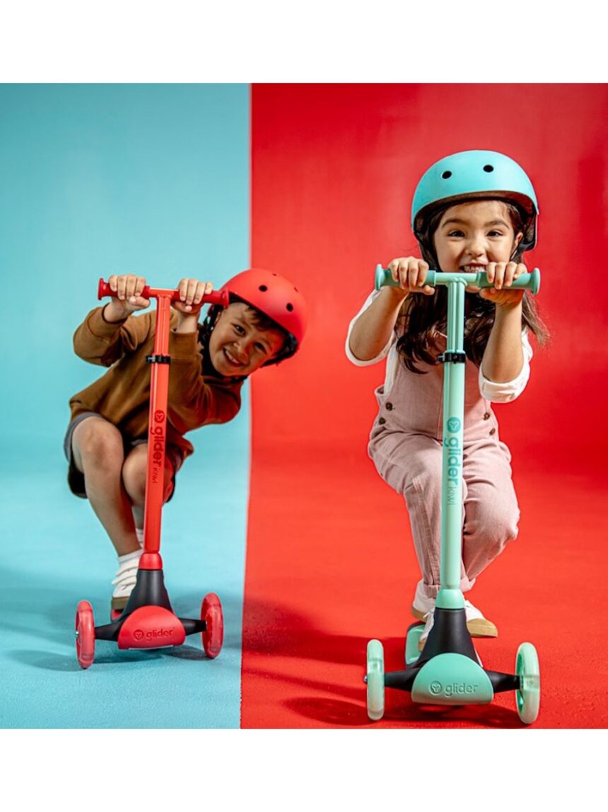 Yvolution πατίνι yglider kiwi με led κόκκινο 53.101258 - Yvolution