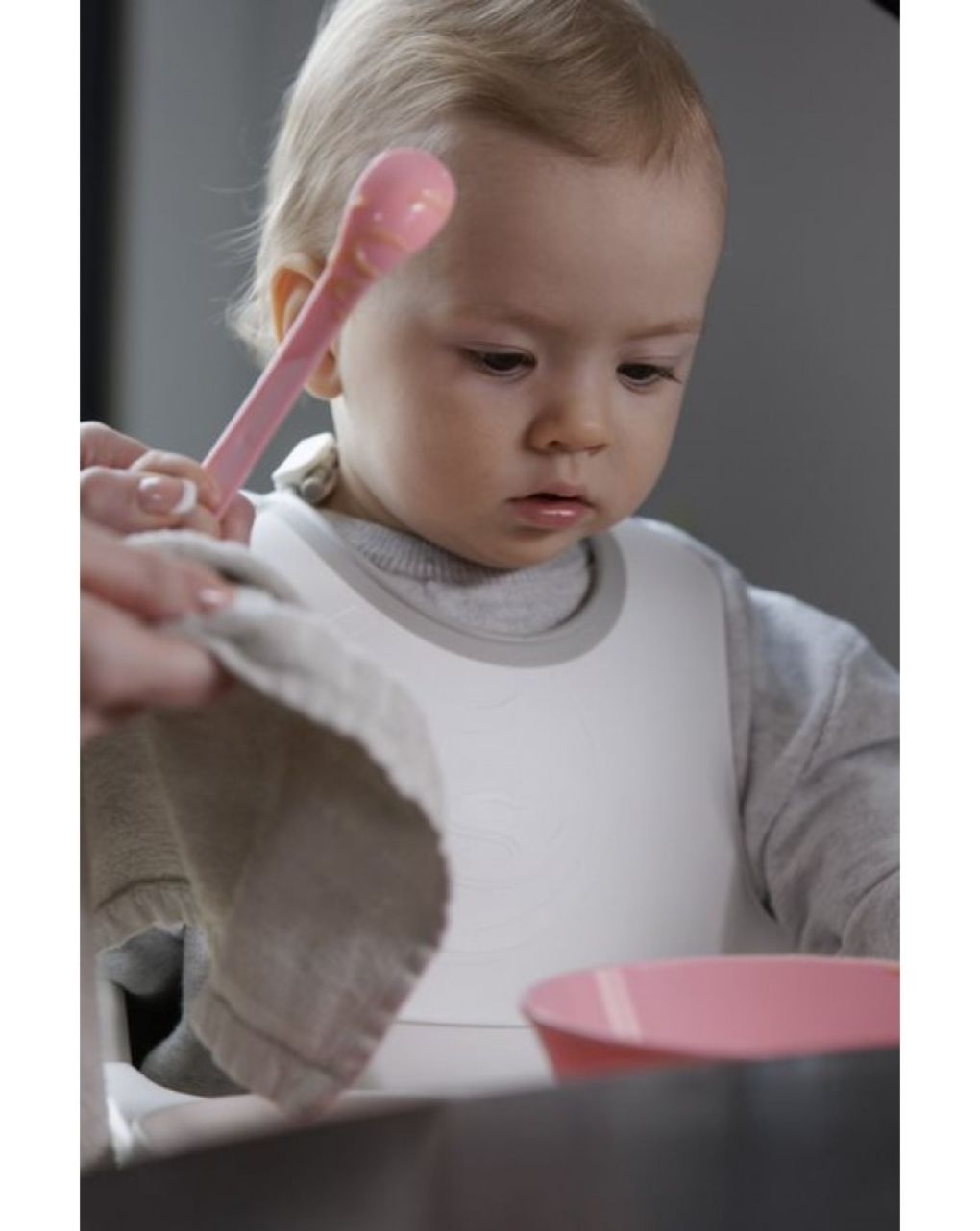 Twistshake σετ 2 κουταλάκια 4m+ pastel pink  32-08-78189 - Twistshake