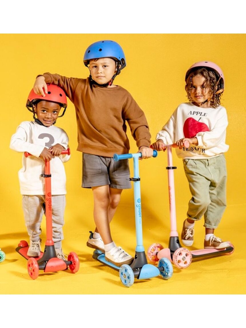 Yvolution πατίνι yglider kiwi με led κόκκινο 53.101258 - Yvolution