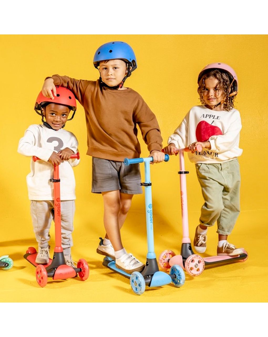 Yvolution πατίνι yglider kiwi με led κόκκινο 53.101258 - Yvolution