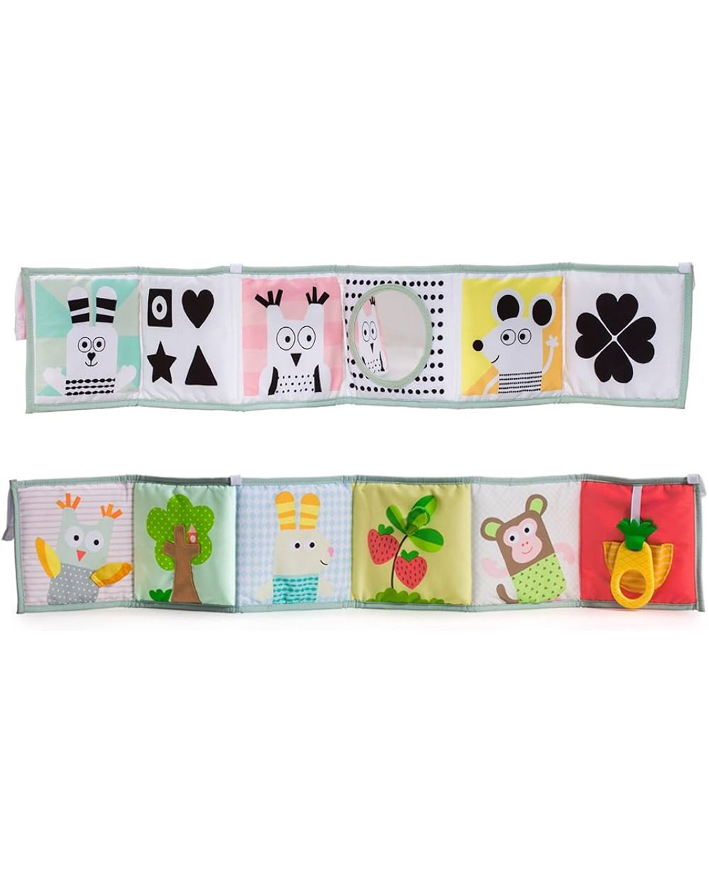 Taf toys παιχνίδι για καρότσι 3 σε 1 baby book t-12025 - Taf-toys