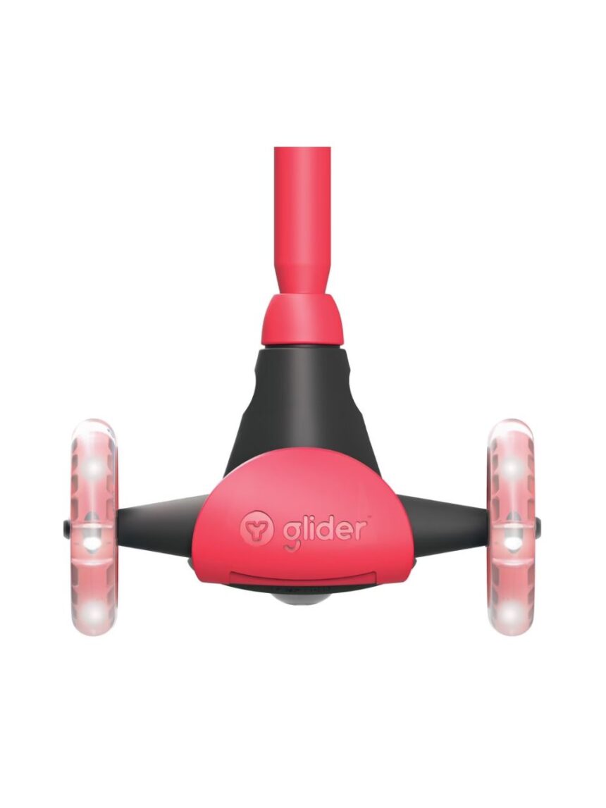 Yvolution πατίνι yglider kiwi με led κόκκινο 53.101258 - Yvolution