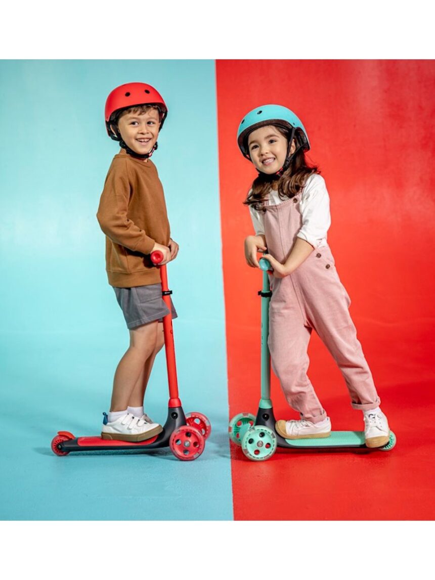 Yvolution πατίνι yglider kiwi με led κόκκινο 53.101258 - Yvolution