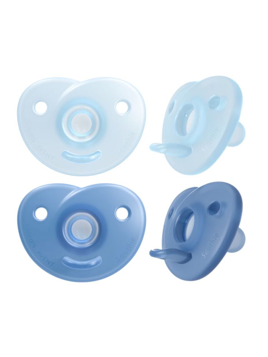 Philips avent soothie ορθοδοντική πιπίλα σιλικόνης 0-6m boy, scf099/22 - Philips Avent