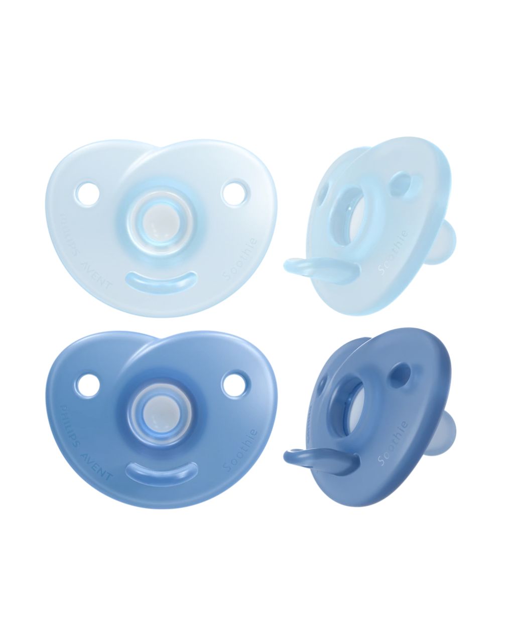 Philips avent soothie ορθοδοντική πιπίλα σιλικόνης 0-6m boy, scf099/22 - Philips Avent