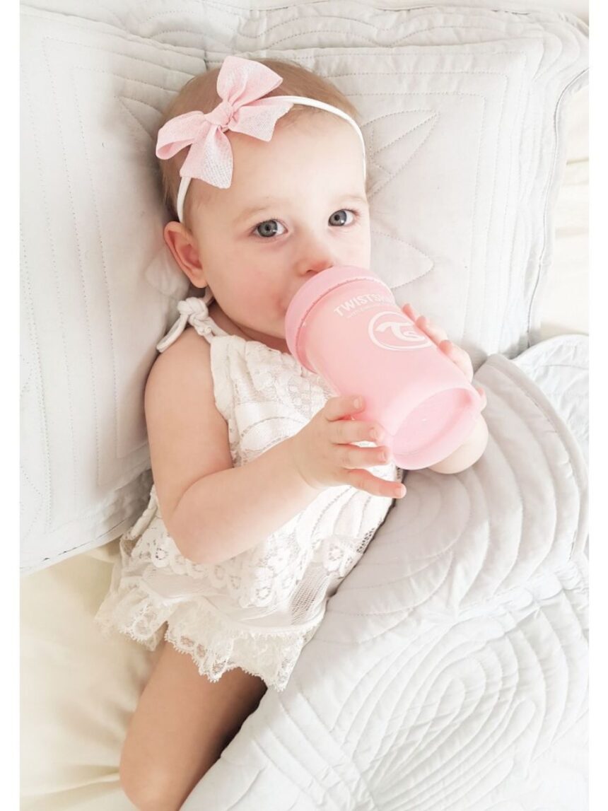 Twistshake μπιμπερό κατά των κολικών 180ml pastel pink 32-08-78249 - Twistshake
