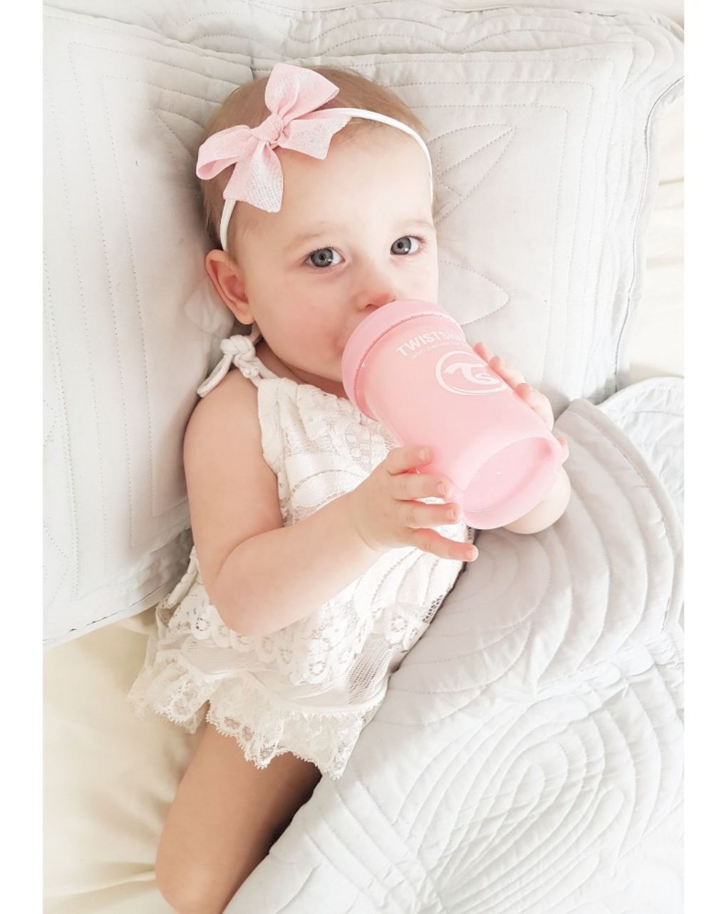 Twistshake μπιμπερό κατά των κολικών 180ml pastel pink 32-08-78249 - Twistshake