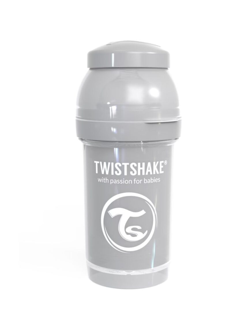 Twistshake μπιμπερό κατά των κολικών 180ml  pastel grey - Twistshake