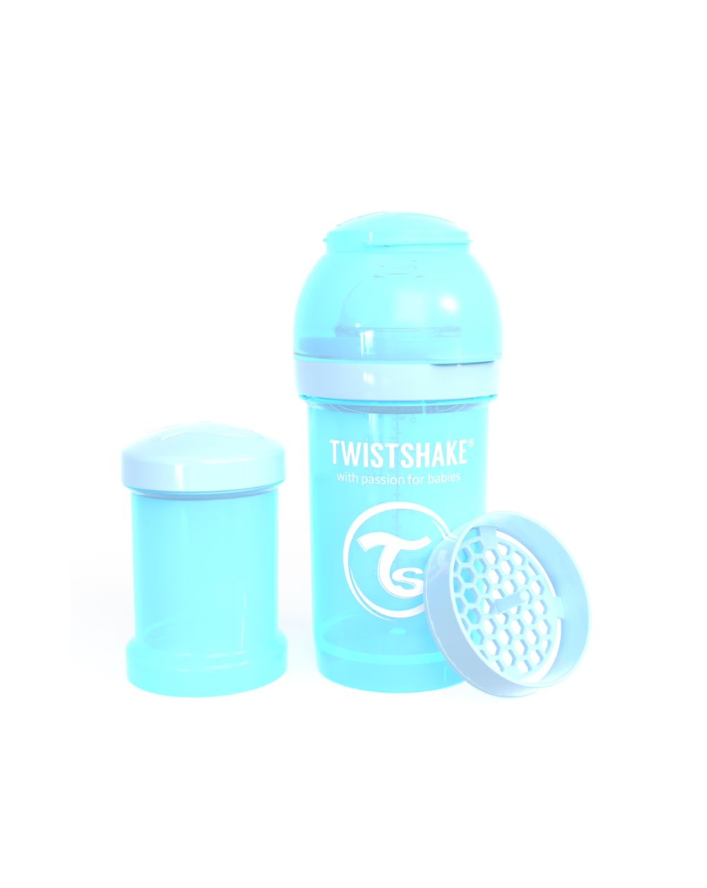 Twistshake μπιμπερό κατά των κολικών 180ml pastel blue - Twistshake