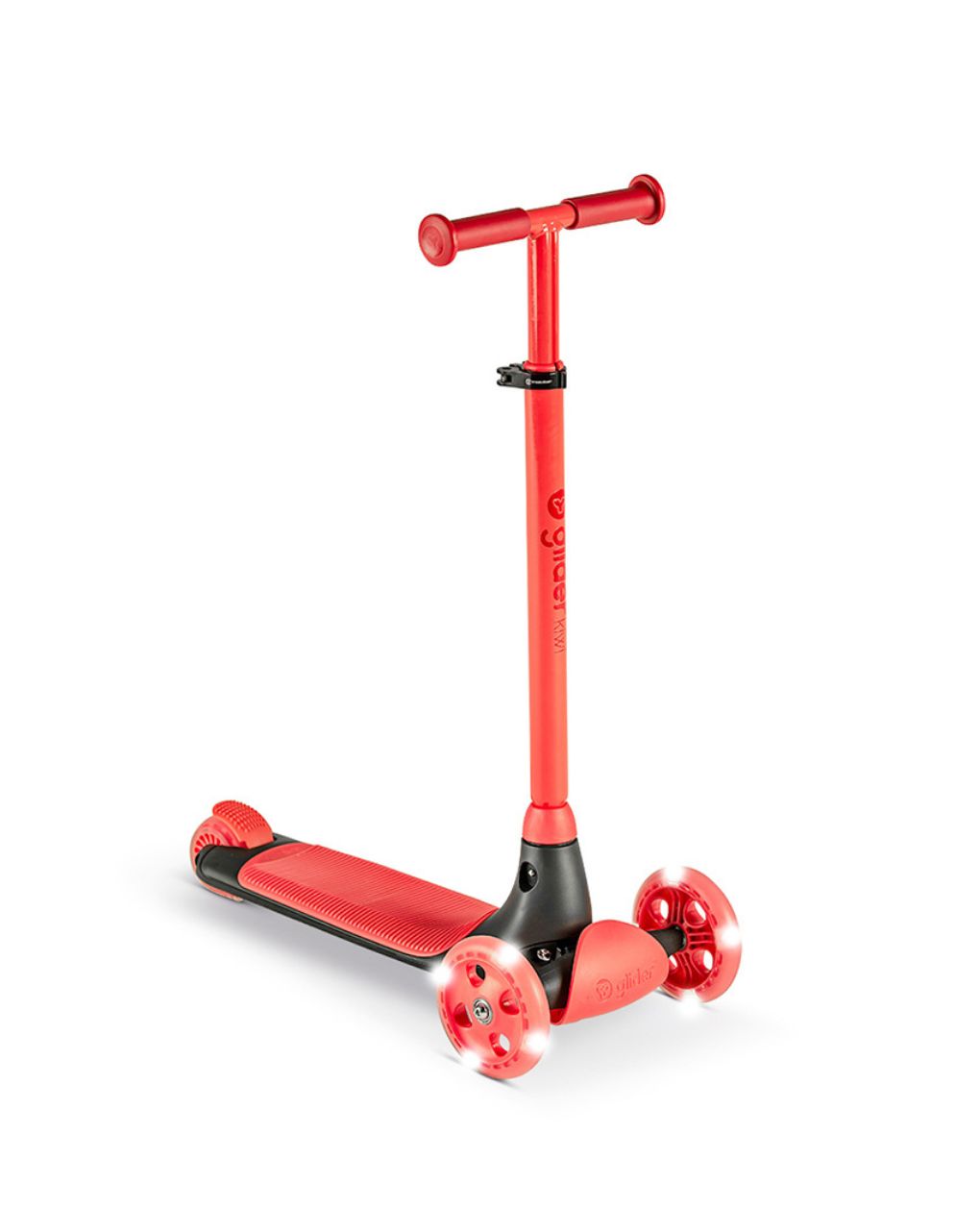 Yvolution πατίνι yglider kiwi με led κόκκινο 53.101258 - Yvolution