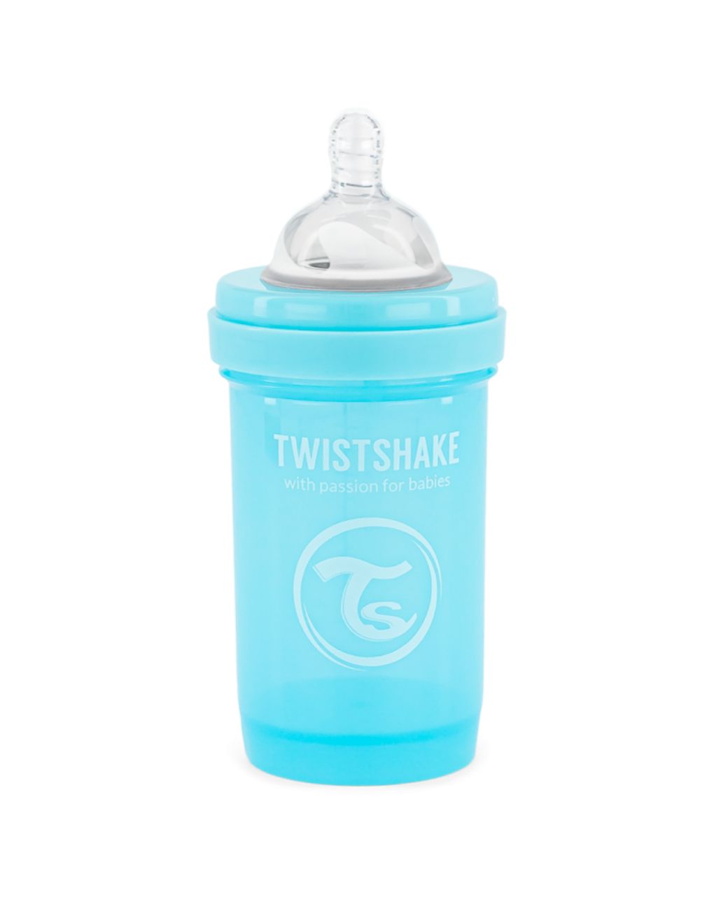 Twistshake μπιμπερό κατά των κολικών 180ml pastel blue 32-08-78250 - Twistshake