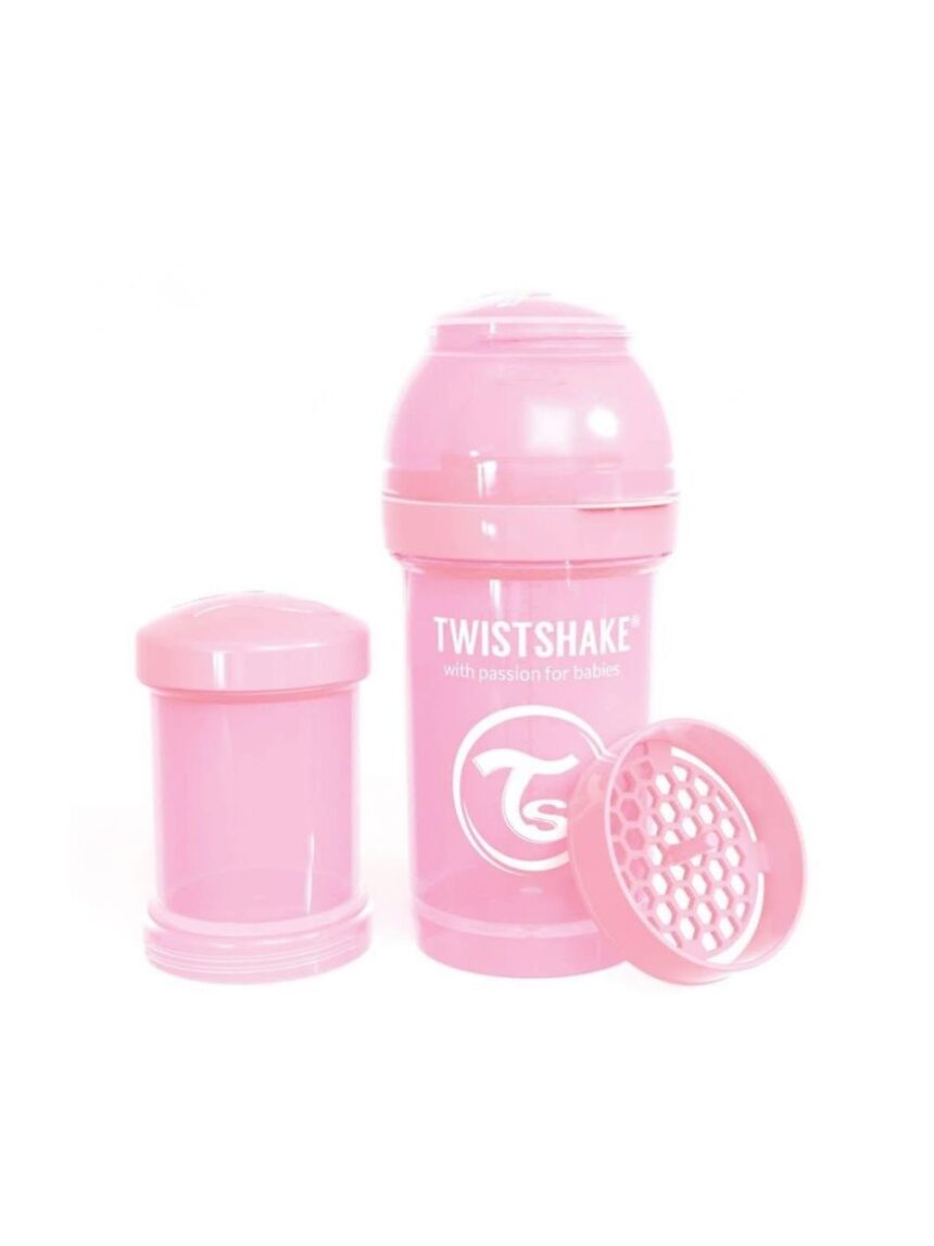 Twistshake μπιμπερό κατά των κολικών 180ml pastel pink - Twistshake