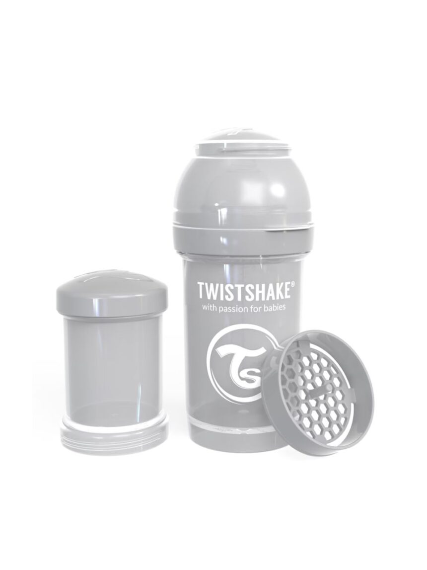 Twistshake μπιμπερό κατά των κολικών 180ml  pastel grey - Twistshake