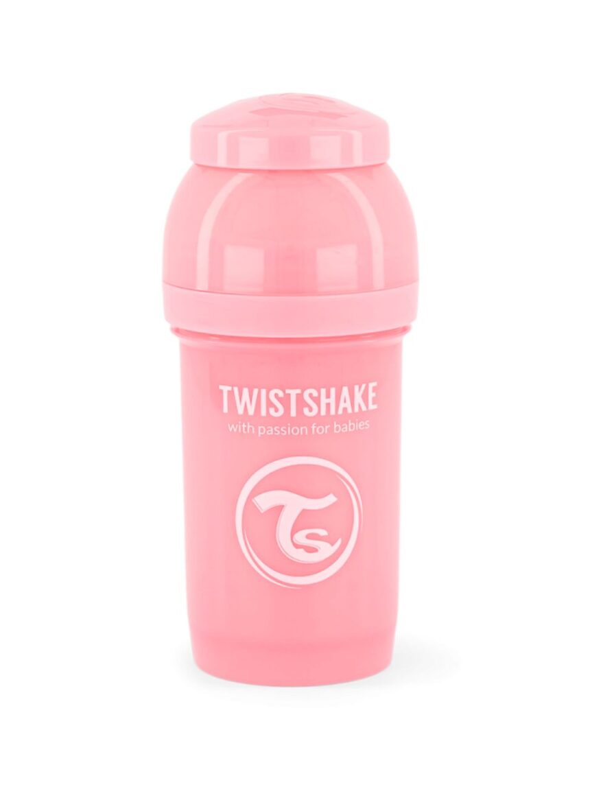 Twistshake μπιμπερό κατά των κολικών 180ml pastel pink 32-08-78249 - Twistshake