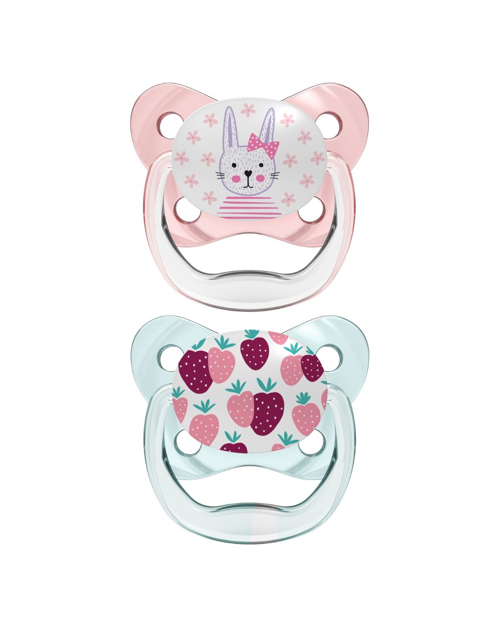 Dr. brown's ορθοδοντικές πιπίλες σιλικόνης 2τμχ prevent contoured shield 0-6m ροζ 112.70.1hc.189 - Dr Browns