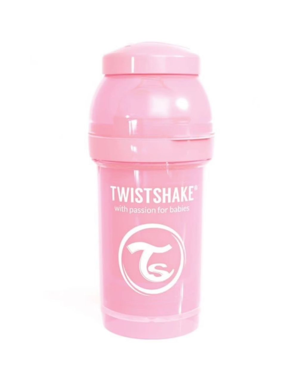 Twistshake μπιμπερό κατά των κολικών 180ml pastel pink - Twistshake