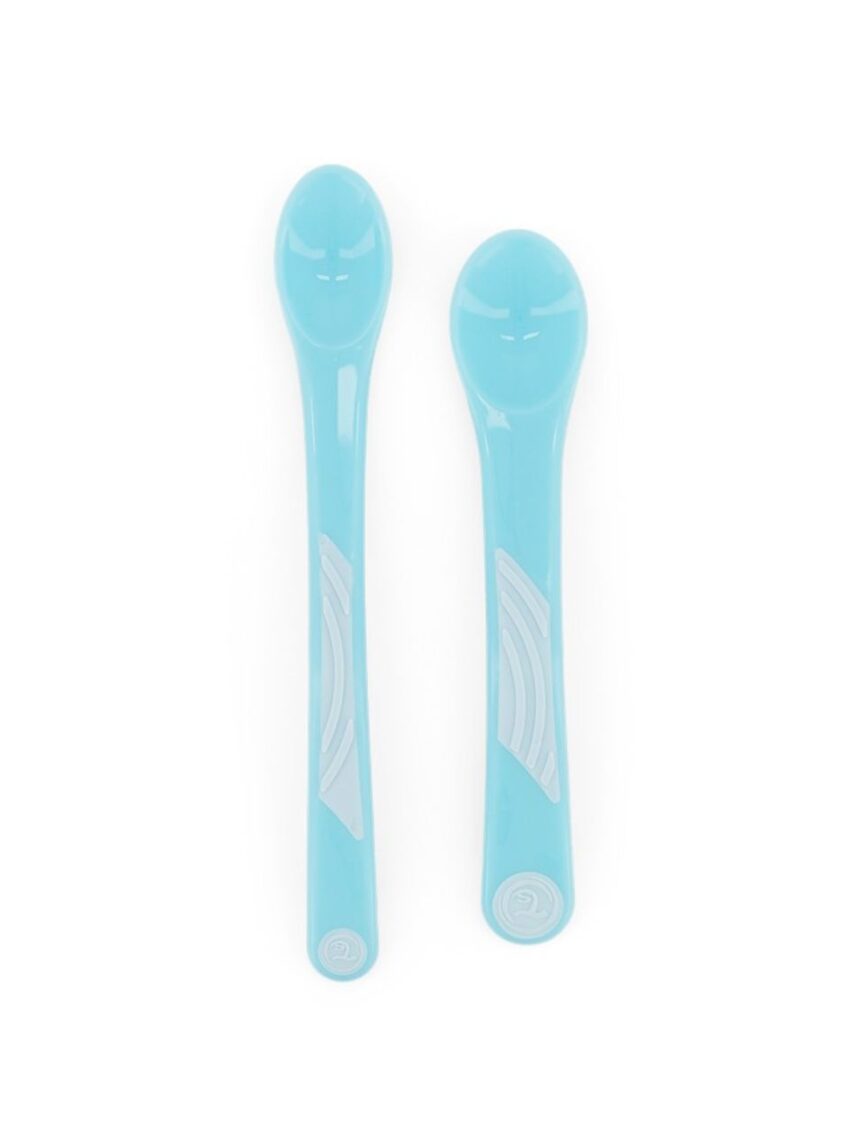 Twistshake σετ 2 κουταλάκια 4m+ pastel blue 32-08-78190 - Twistshake