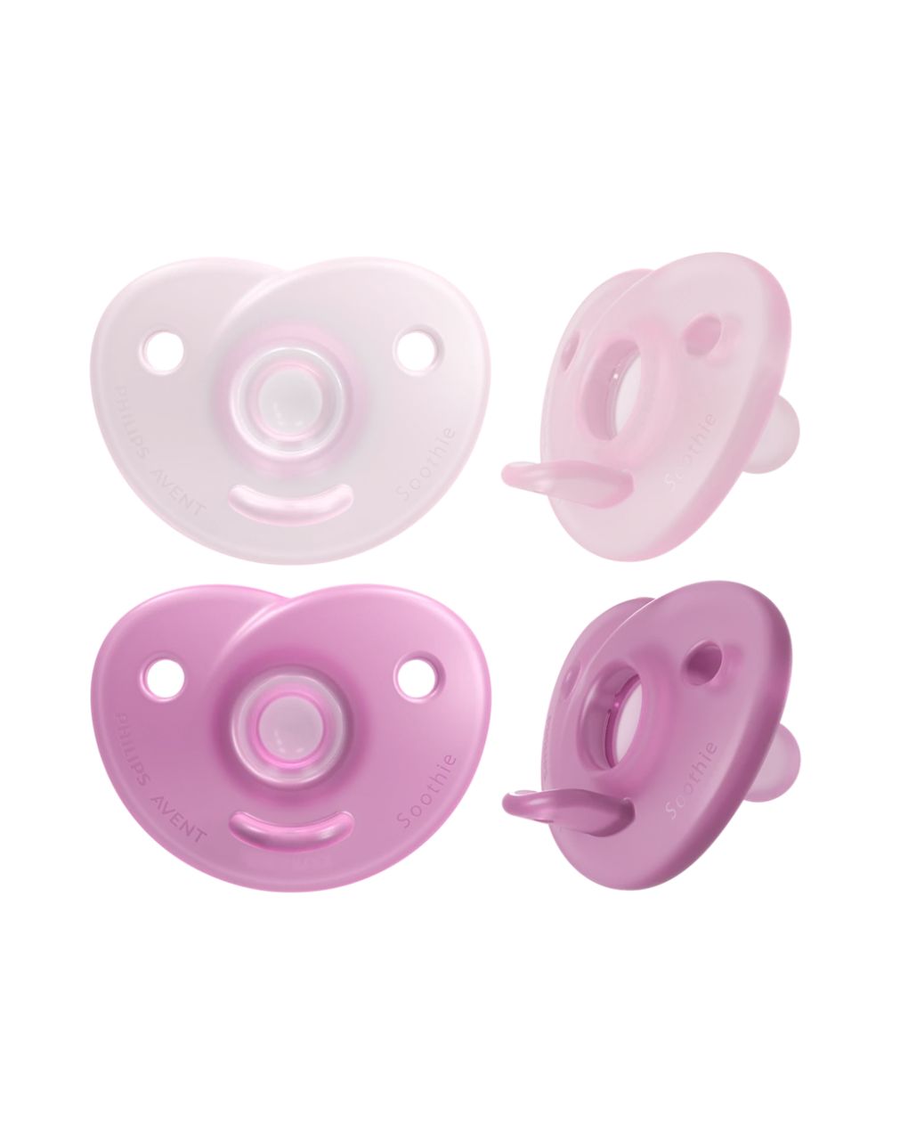 Philips avent soothie ορθοδοντική πιπίλα σιλικόνης 0-6m girl, scf099/22 - Philips Avent