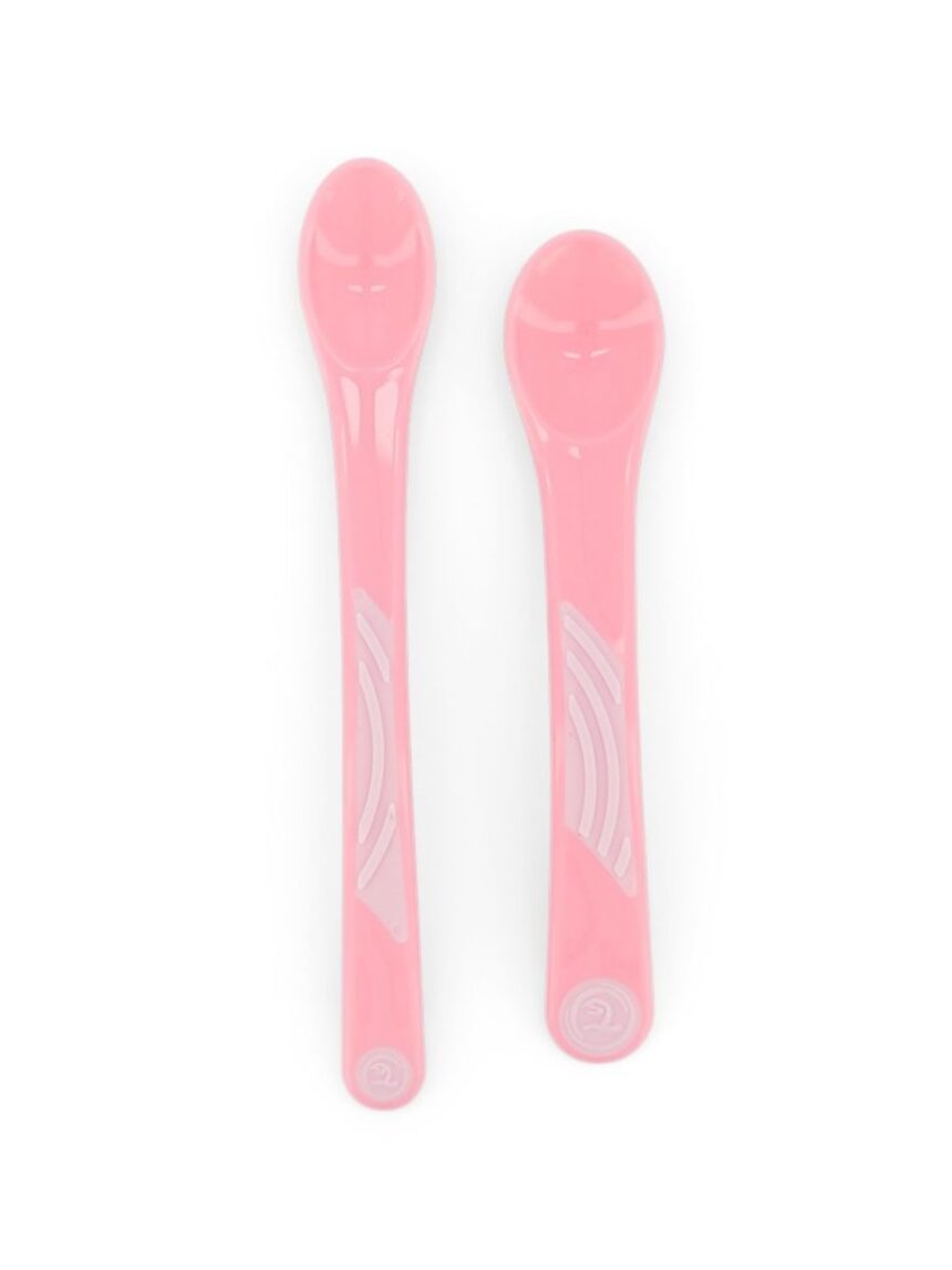 Twistshake σετ 2 κουταλάκια 4m+ pastel pink  32-08-78189 - Twistshake