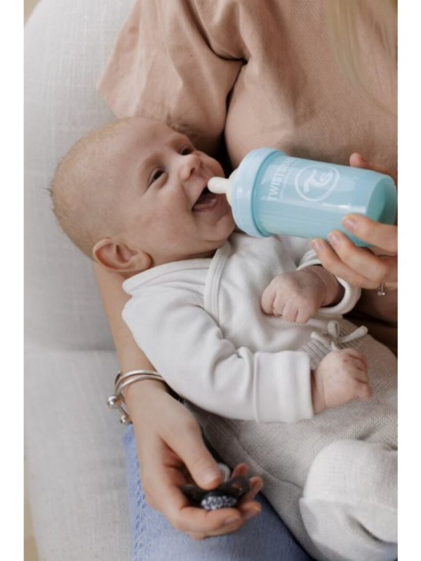 Twistshake μπιμπερό κατά των κολικών 180ml pastel blue 32-08-78250 - Twistshake