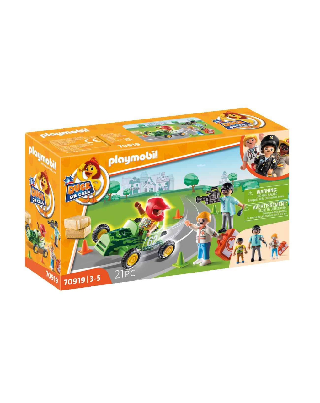 Playmobil duck on call - επιχείρηση διάσωσης: διάσωση στα go-kart! 70919 - Playmobil, Playmobil Duck On Call