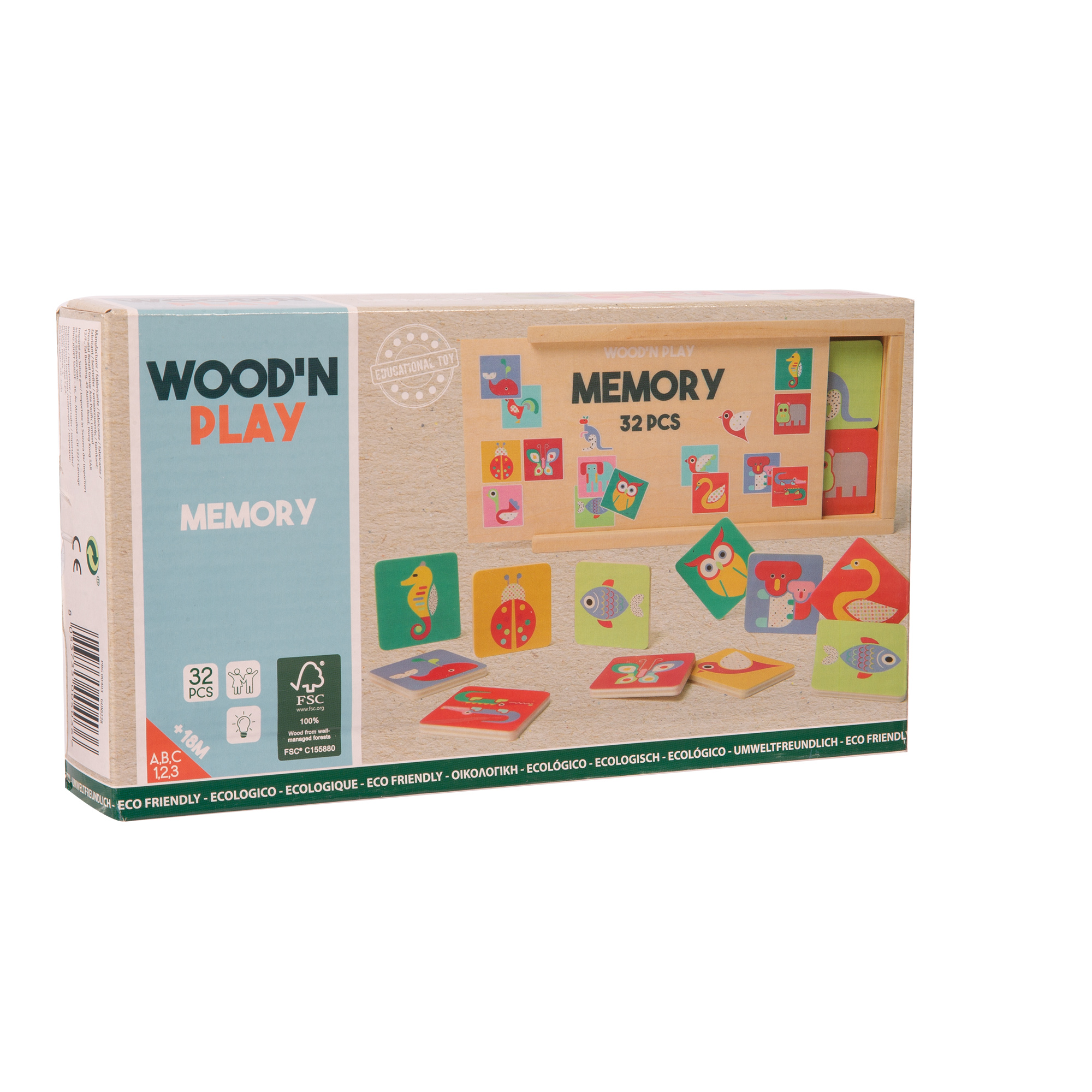 Wood' n play παιχνίδι μνήμης - WOOD N'PLAY