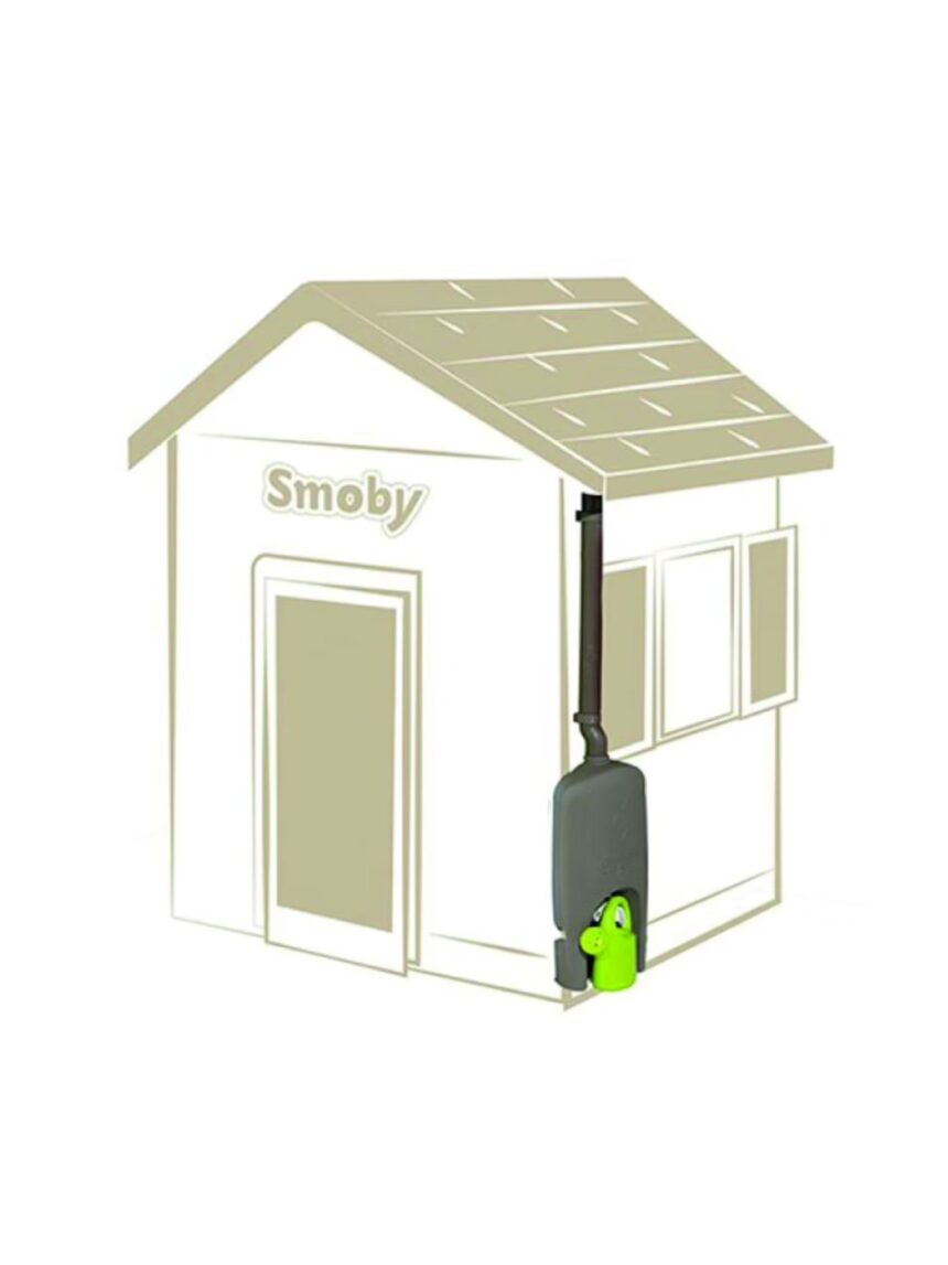 Smoby αξεσουάρ πρόσθετο για σπιτάκια: υδρορροή και συλλέκτης νερού smb810909 - Smoby