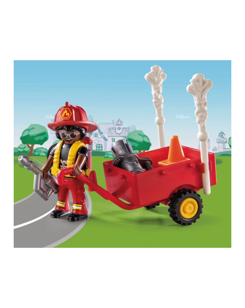 Playmobil duck on call - επιχείρηση πυροσβεστικής: διάσωση γάτας! 70917 - Playmobil, Playmobil Duck On Call