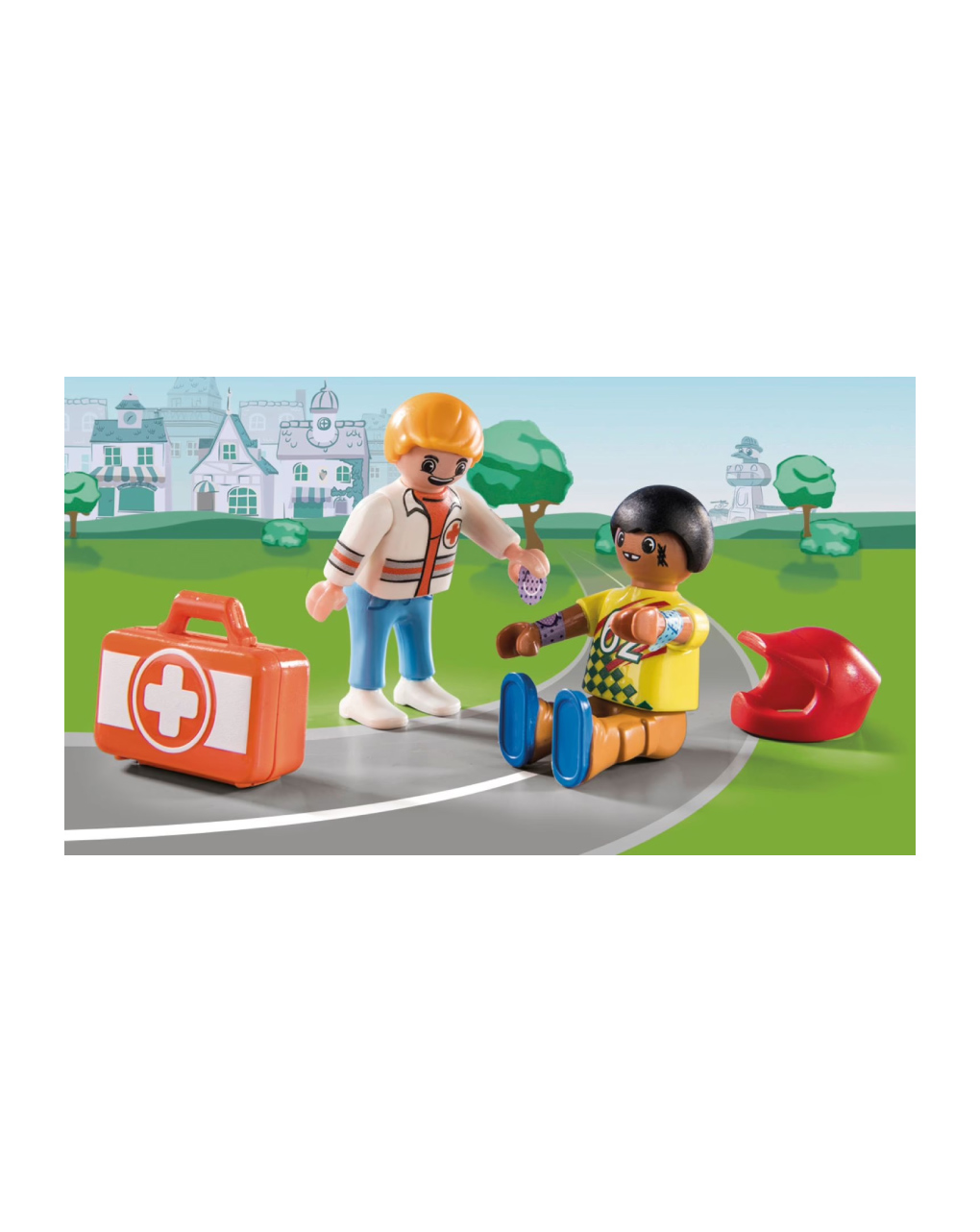 Playmobil duck on call - επιχείρηση διάσωσης: διάσωση στα go-kart! 70919 - Playmobil, Playmobil Duck On Call