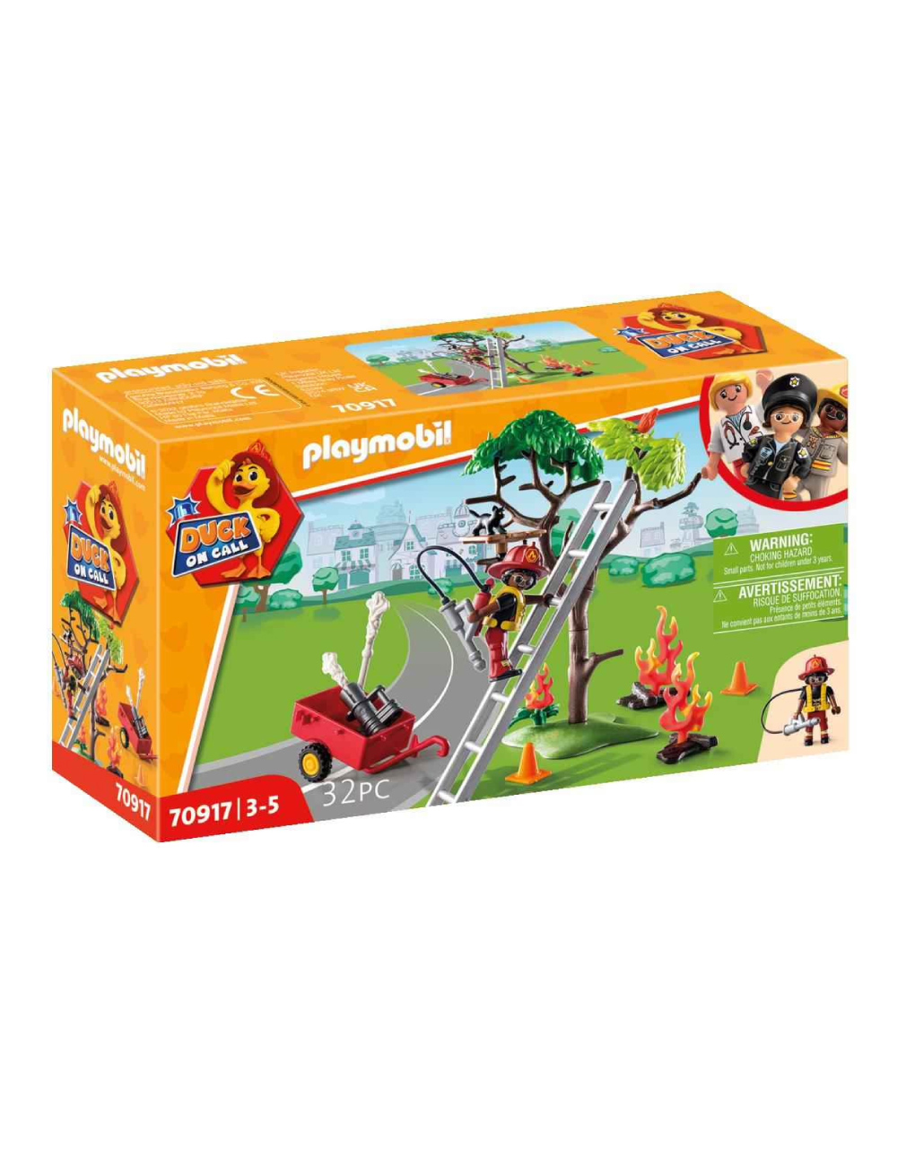 Playmobil duck on call - επιχείρηση πυροσβεστικής: διάσωση γάτας! 70917 - Playmobil, Playmobil Duck On Call