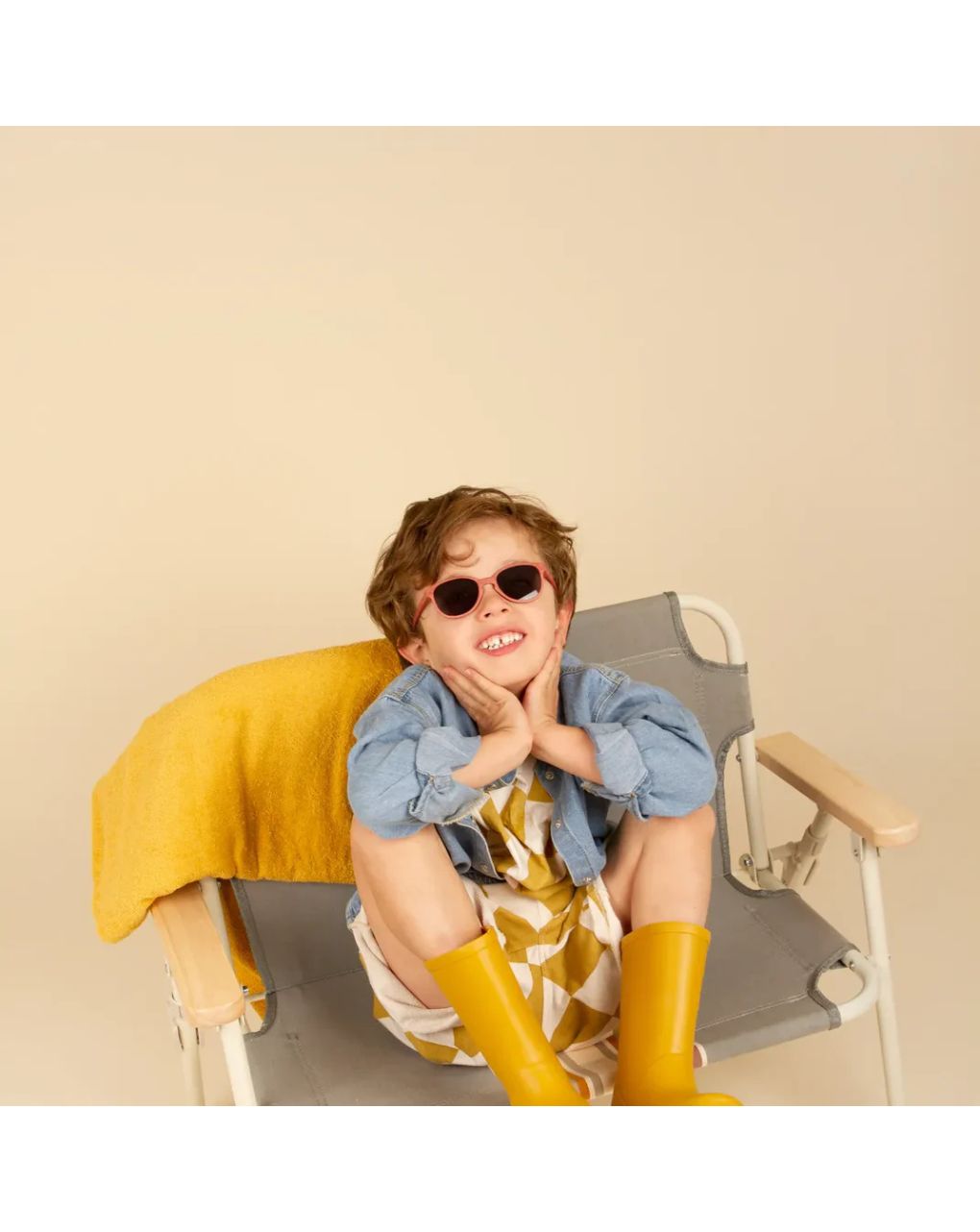 Kietla γυαλιά ηλίου wazz 2-4 ετών wayfarer terracota - kietla