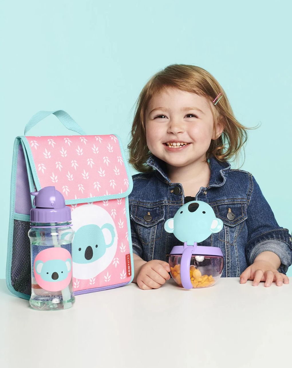 Skip hop zoo πλαστικό παγούρι με καλαμάκι 384.5ml koala 29-2903033-07 - SKIP HOP