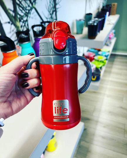 Ecolife kids θερμός κόκκινο 300ml - Ecolife
