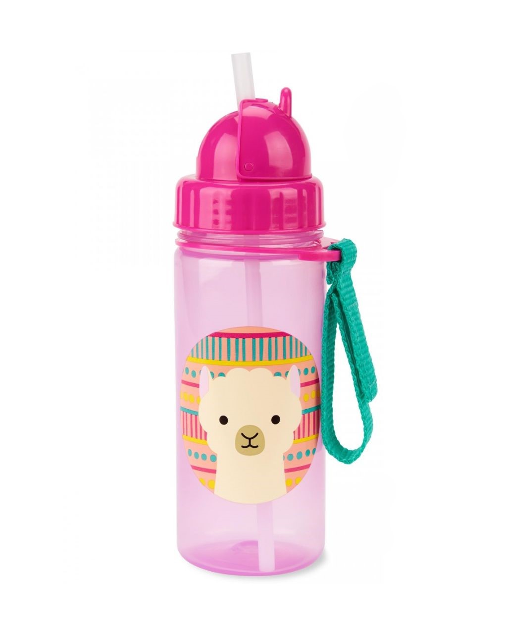Skip hop zoo πλαστικό παγούρι με καλαμάκι 384.5ml llama 29-2903033-08 - SKIP HOP