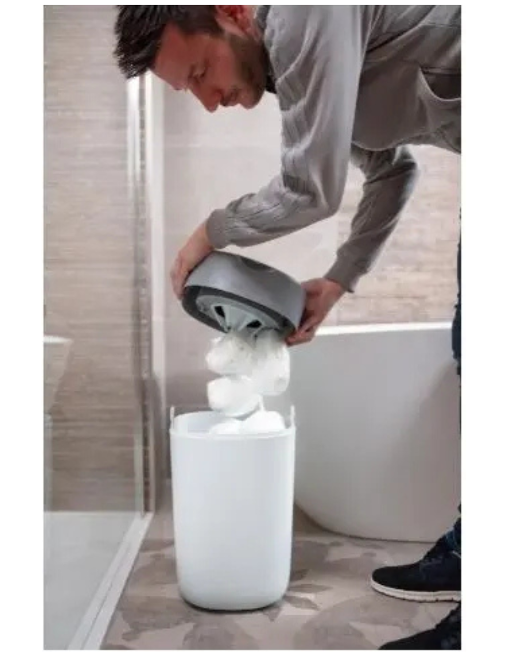 Tommee tippee twist & click κάδος απόρριψης πάνας λευκός - Sangenic