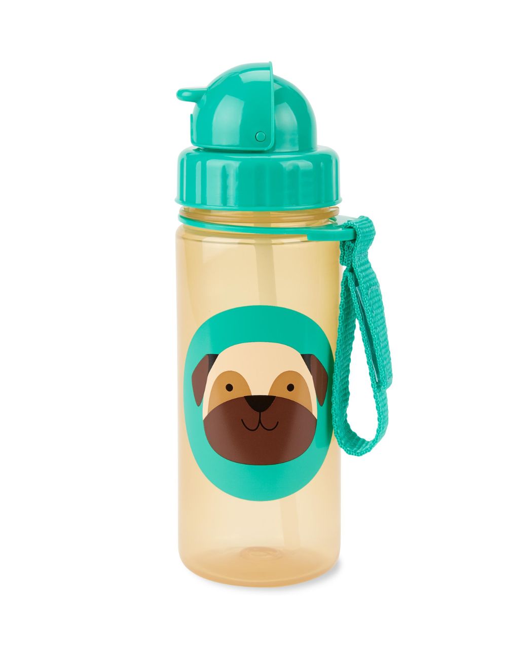 Skip hop zoo πλαστικό παγούρι με καλαμάκι 384.5ml pug 29-2903033-12 - SKIP HOP