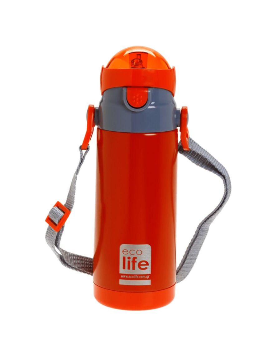 Ecolife ανοξείδωτο παγούρι kids thermos 400ml red 33-bo-2997 - Ecolife