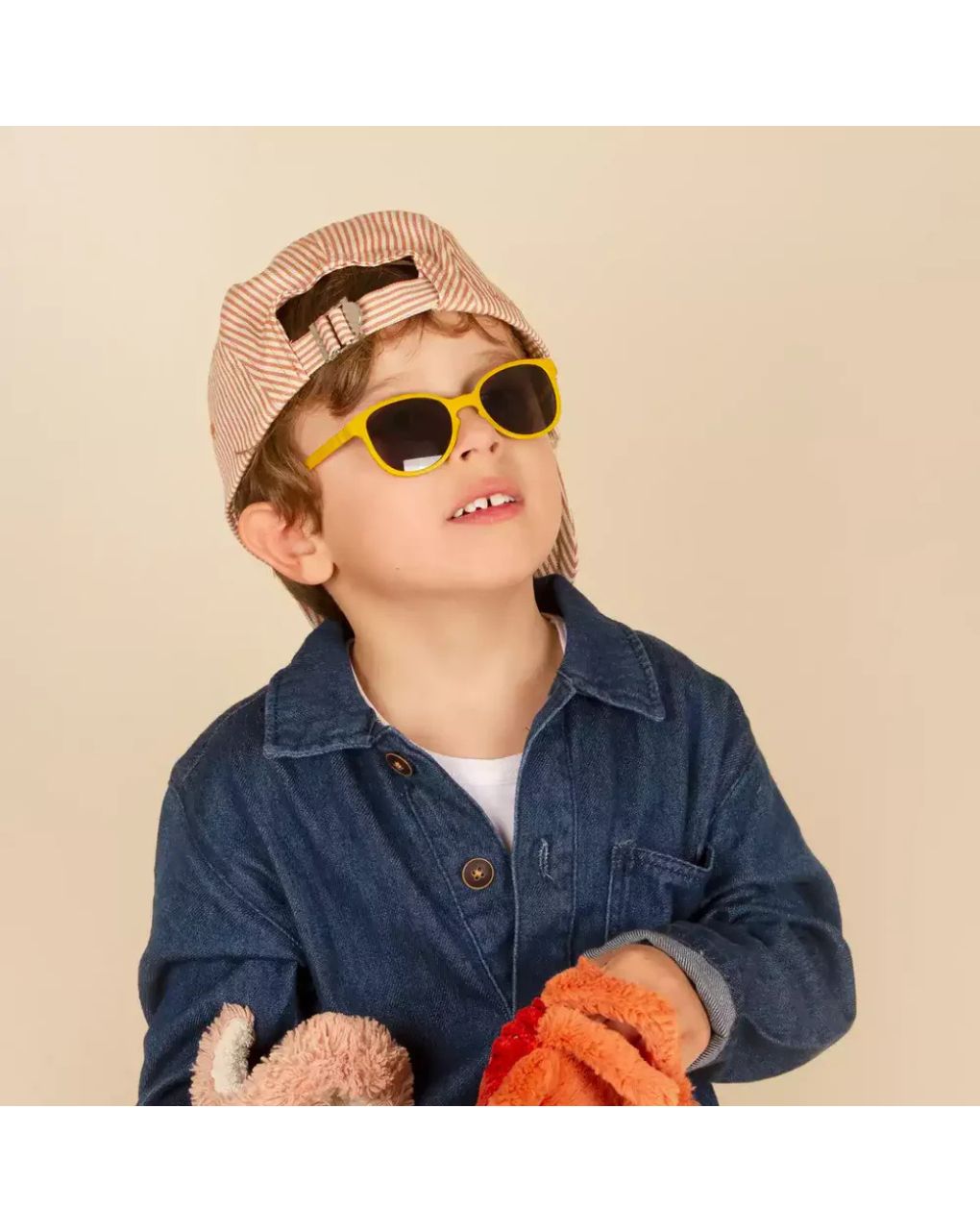 Kietla γυαλιά ηλίου wazz 2-4 ετών wayfarer mustard yellow - kietla