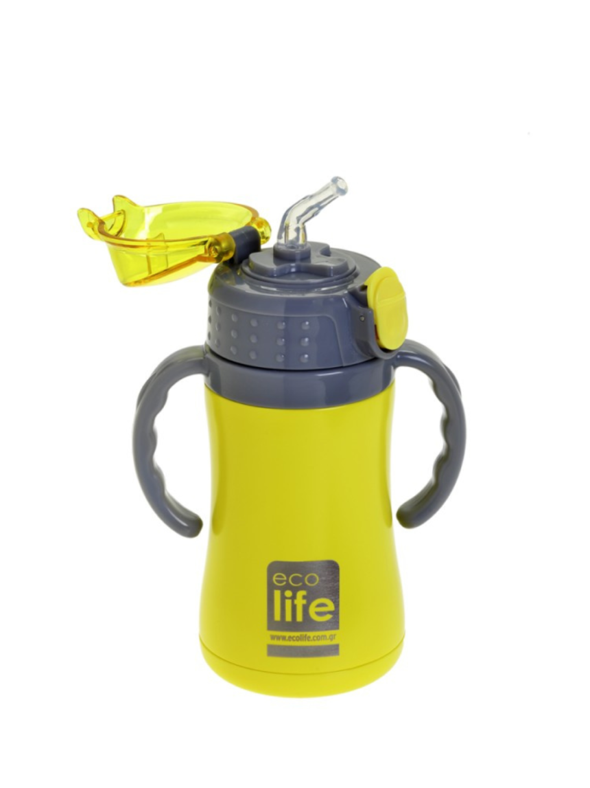 Ecolife kids θερμός κίτρινο 300ml - Ecolife