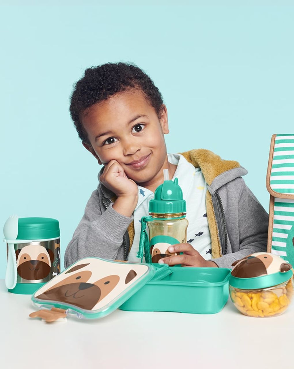 Skip hop zoo φαγητοδοχείο 700ml pug 29-2903031-11 - SKIP HOP