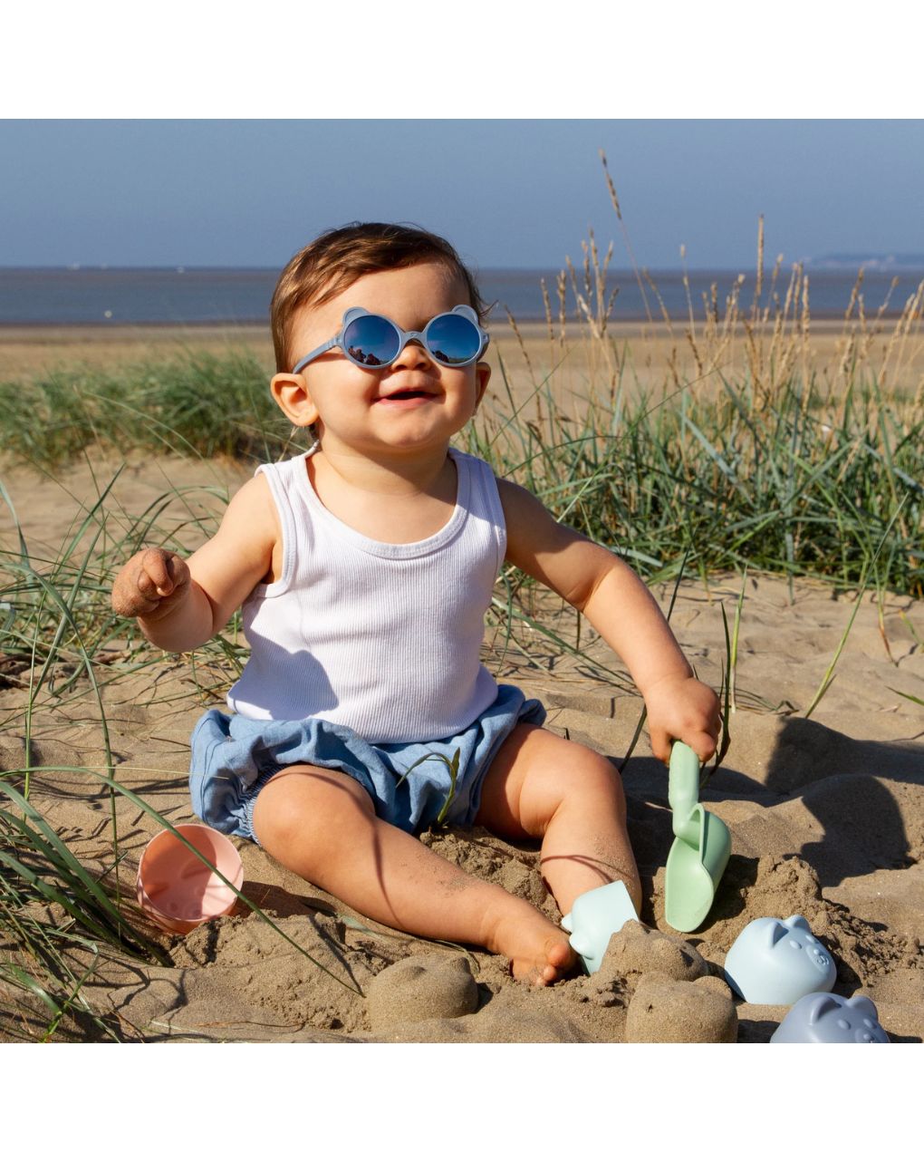 Kietla γυαλιά ηλίου ourson 1-2 ετών silver blue - kietla