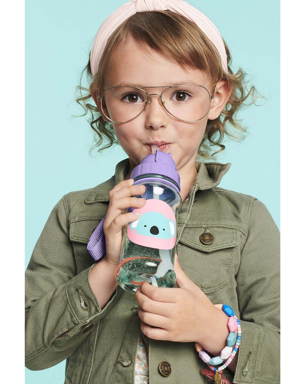 Skip hop zoo πλαστικό παγούρι με καλαμάκι 384.5ml koala 29-2903033-07 - SKIP HOP