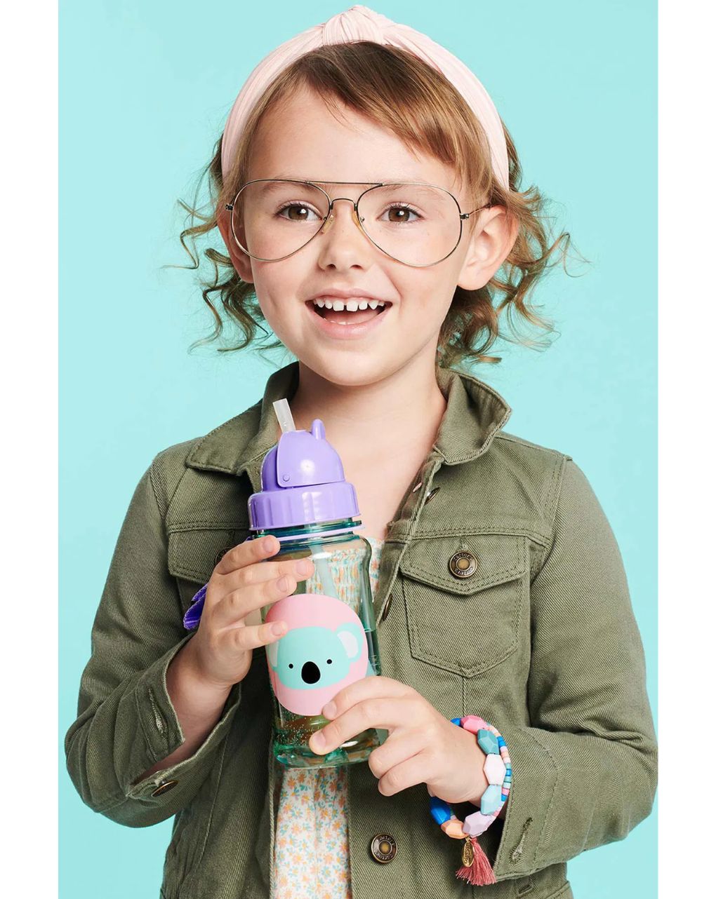 Skip hop zoo πλαστικό παγούρι με καλαμάκι 384.5ml koala 29-2903033-07 - SKIP HOP