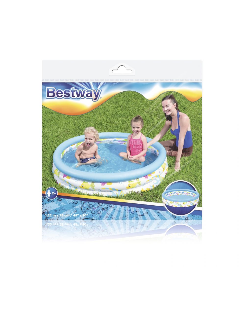 Bestway πισίνα κοράλια ψαράκια 122x25cm klt20569 - Bestway