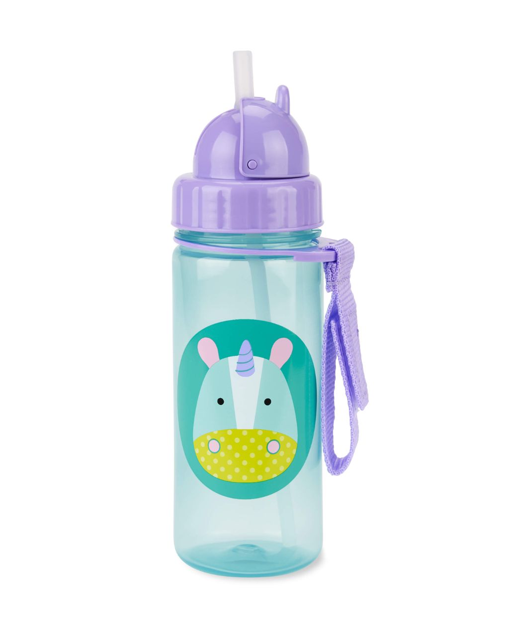 Skip hop zoo πλαστικό παγούρι με καλαμάκι 384.5ml unicorn 29-2903033-14 - SKIP HOP