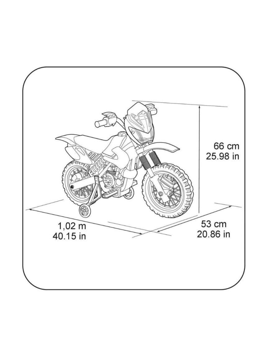 Feber - motorbike cross 6v - Feber