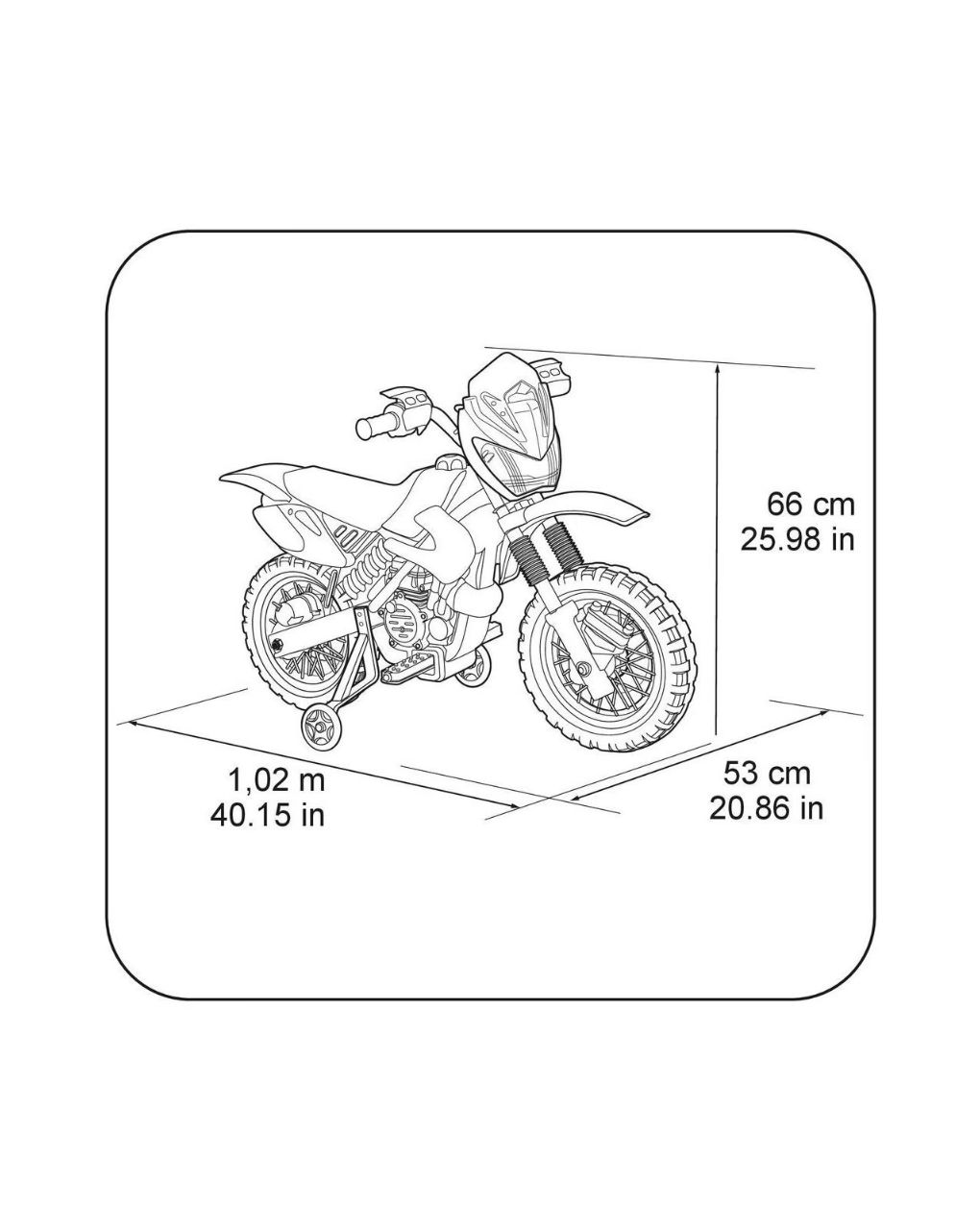 Feber - motorbike cross 6v - Feber